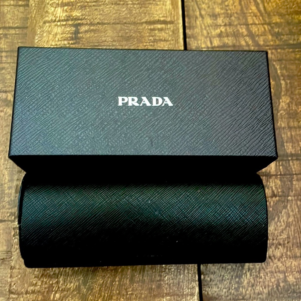 Prada sunglasses/ glasses box and case (only)